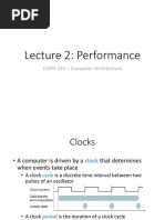 Lecture 2: Performance: CMPS 255 - Computer Architecture