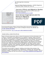 International Organisation and The Politics of Migration