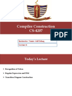 Compiler Construction CS-4207: Instructor Name: Atif Ishaq