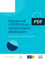Impacts of COVID19 On Annual Report Disclosures