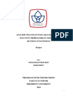 Analisis Tegangan Pada Bracket Engine: Mounting Berdasarkan Geometri Reverse Engineering