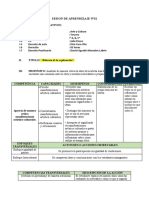 SESIÓN DE APRENDIZAJE - Semana 32