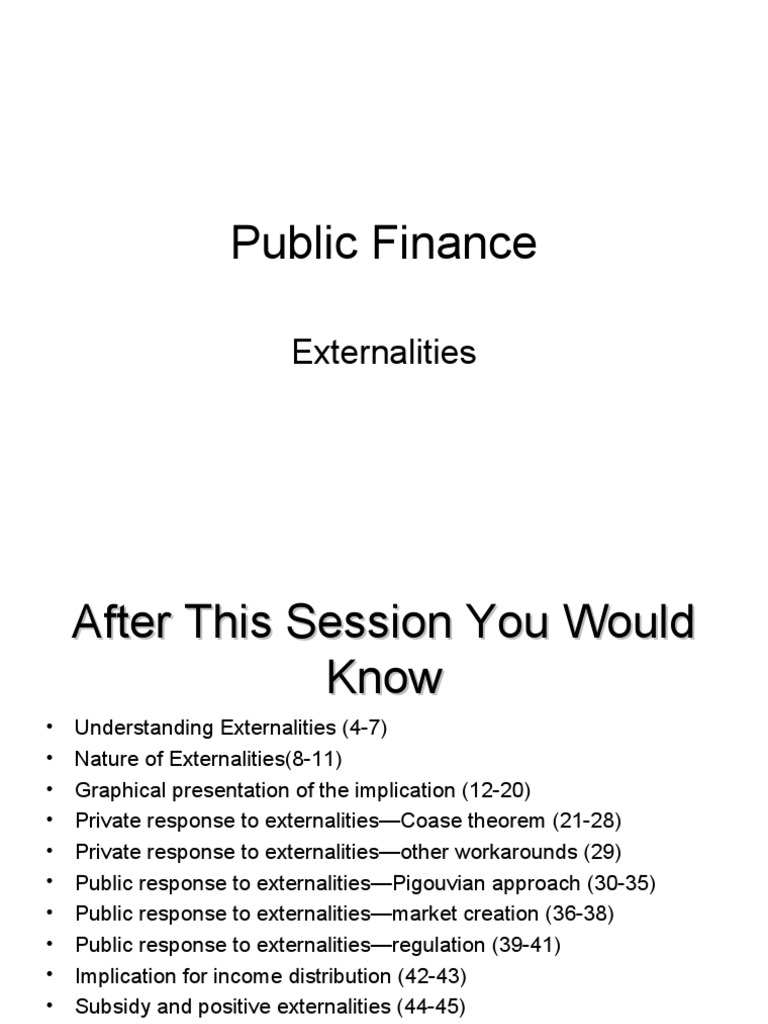 Public Finance Externalities Download Free Pdf Externality Subsidy
