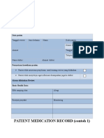 Patient Medication Record (Contoh 1) : Data Pasien