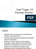 Soal Tugas 10 - Konsep Ekuitas