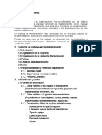 Manual de Mantenimiento Propuesto