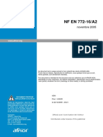 NF EN 772-16A2 砌筑工程的试验方法 第16部分：尺寸确定的修正A2