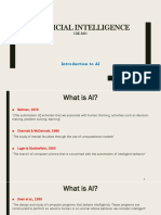 AI - 01 (Introduction To AI)