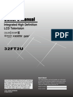Owner's Manual: Integrated High Definition LCD Television