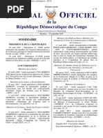 Constitution de La RDC PDF | PDF | Droit statutaire | État