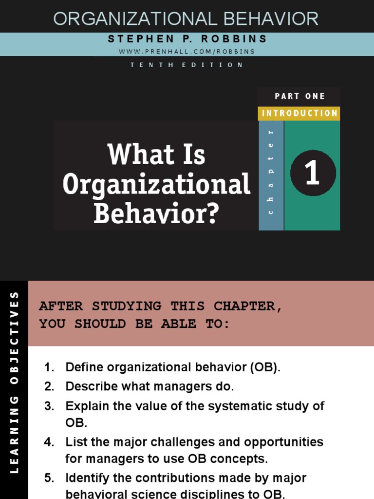 What Is OB | PDF | Organizational Behavior | Behavioural Sciences