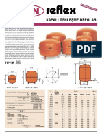 13-ISISAN Reflex N Ve E Tipi Kapalı Genleşme Depoları