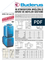 18-ISISAN Buderus Esnek Döküm Atmosferik Brülörlü Villa Tipi Kazanları