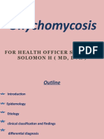 Onychomycosis: For Health Officer Students Solomon H (MD, DVR)