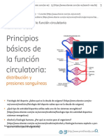 Apuntes de Fisiología - La Función Circulatoria