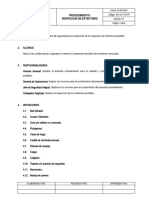 Procedimiento Inspeccion de Extintores