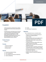 FortiADC 5.2 Course Description-Online