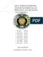 Pelanggaran Terhadap Prinsip-Prinsip Hukum Humaniter Pada Konflik Bersenjata Antara Rusia Dan Ukraina (Kelompok 2)