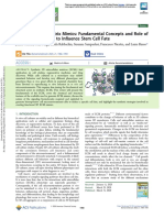 3D Extracellular Matrix Mimics: Fundamental Concepts and Role of Materials Chemistry To in Uence Stem Cell Fate