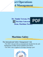 Port Operations and Management: Maritime Safety and Security