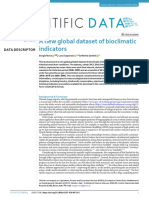 A New Global Dataset of Bioclimatic Indicators: Data Descriptor