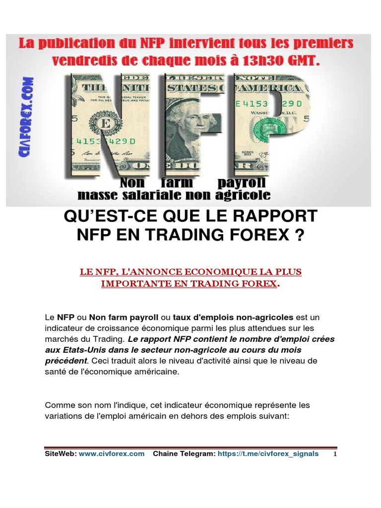 Qu'Est-Ce Que Le Rapport NFP en Trading Forex ? | PDF | Opérateur de ...