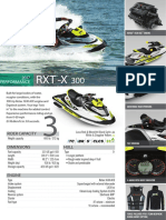 2017 SeaDoo RXT X 300 Specs