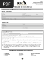 MODULO ISCRIZIONE Asd 2020-2021-OPES