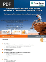 Integrating Off-The-Shelf 3Gpp Access Networks in The Openepc Software Toolkit