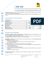 Characteristics (Typical Figures) Eni Myrtus TSX 320