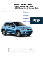 Mitsubishi Outlander Service Manual