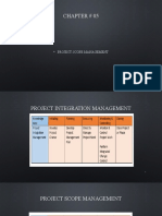 Chapter # 05: - Project Scope Management