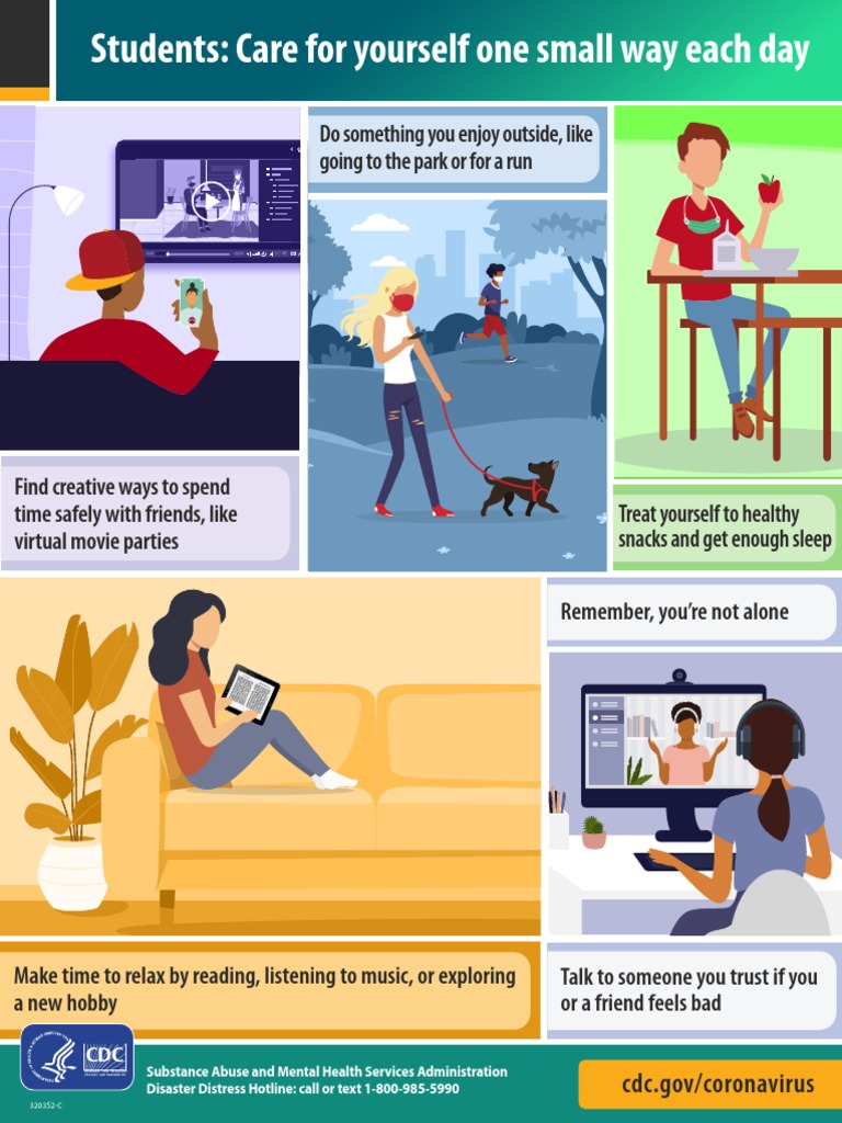 Daily Self-Care Tips for Students | PDF | Wellness