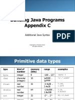 Appendix C Java Syntax.ppt