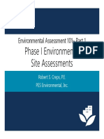 Phase I Environmental Site Assessments