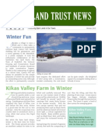 Jericho Underhill Land Trust Winter 2011 Newsletter