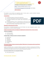 Huamán Ramírez Manuel Jesús-Primer Examen de Tecnología Del Concreto PDF