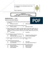 Examen Avec Solution RDM2 Dept Génie Civil Licence 2 Professionnelle Mai 2014