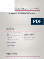 Legal Aspects of Occupational Health and Safety - Module-I