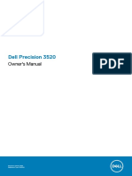 Dell Precision 3520: Owner's Manual