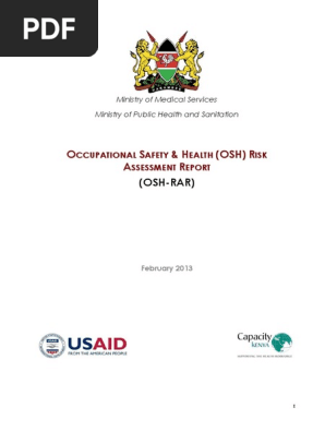 Health Facilities Risk Assessment Report Final signed