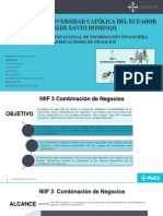 Niif 3 - Exposición Combinaciones de Negocios