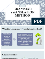 Grammar Translation Method