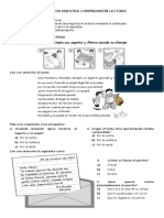 Evaluamos Nuestra Comprensión Lectora PDF