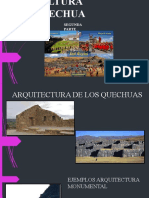 Arquitectura y espacios culturales de los quechuas