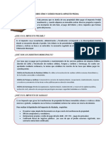 Cómo y cuándo pagar el impuesto predial y otros tributos municipales