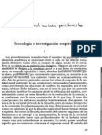 FS - Adorno - Sociologia e Investigacion Empirica