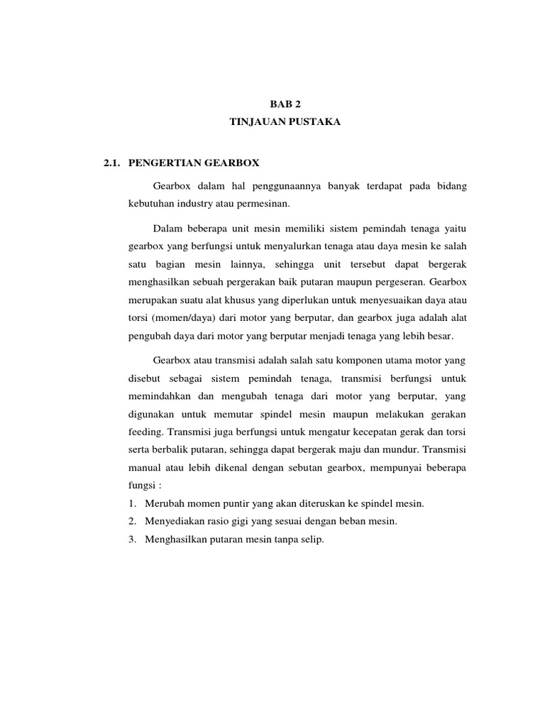 Materi Gear Box Pdf Pdf