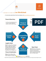 Porter's Five Forces Worksheet - Airlines