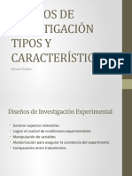 Diseños de Investigación Tipos y Características